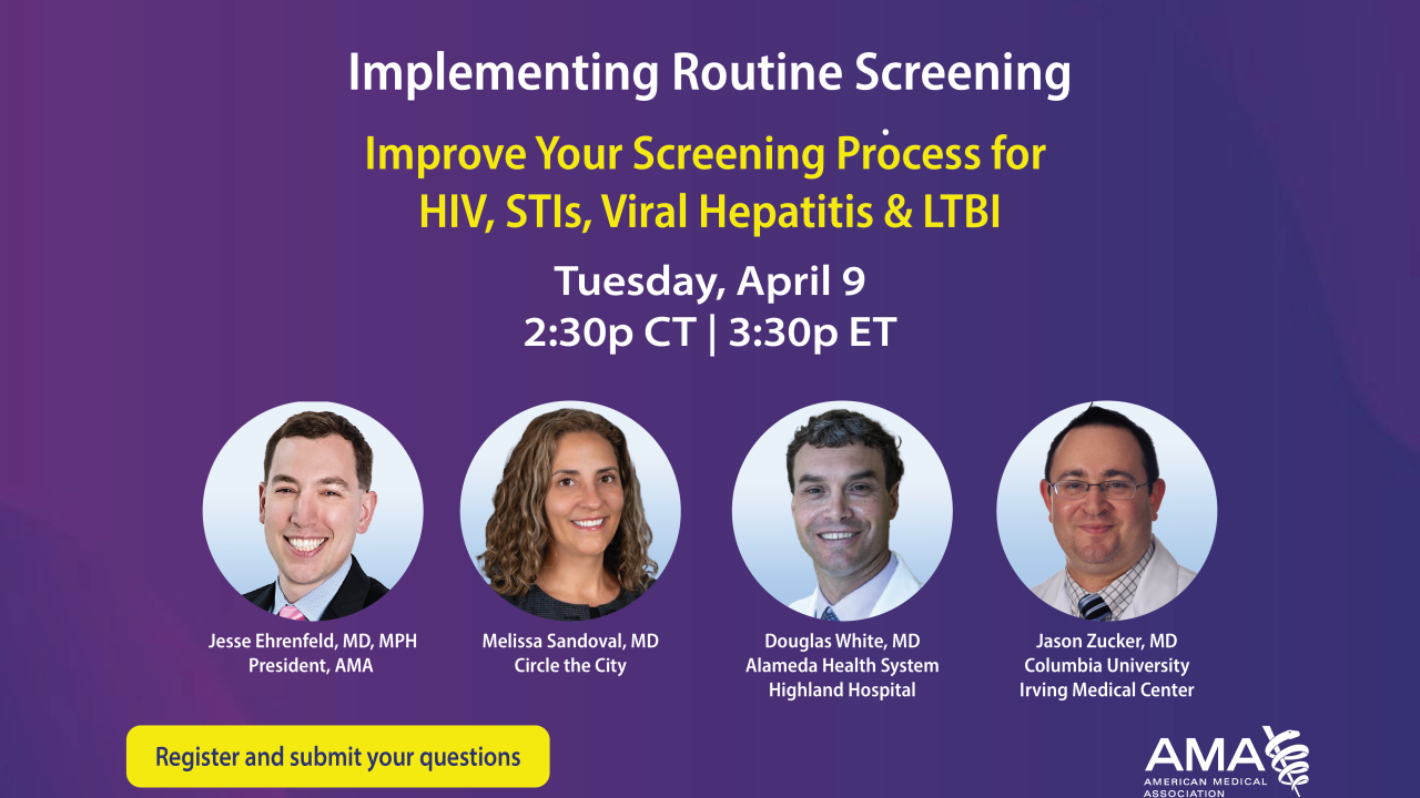 Implementing Routine Screening - Improve Your Screening Process for HIV