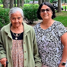 Alpa Shah, MD, and her mother, Neela