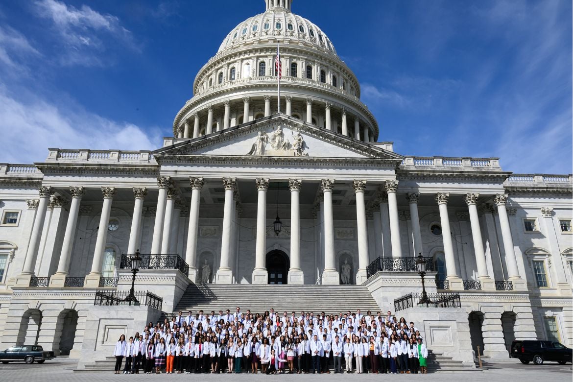 MAC 2024 medical students at U.S. Capitol