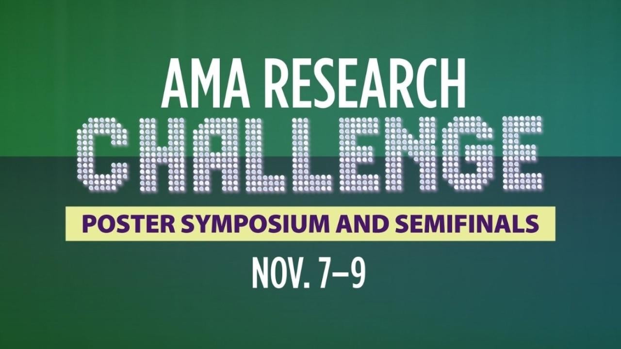 2024 AMA Research Challenge poster symposium and semifinals