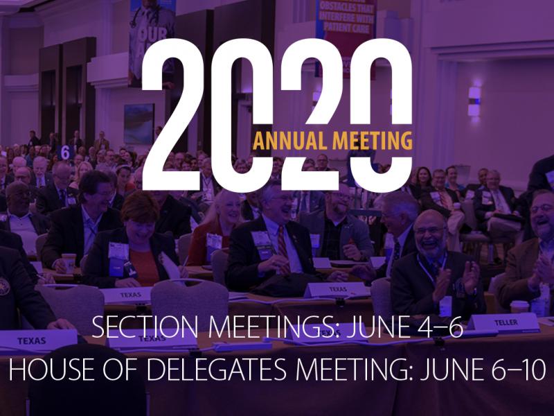 Annual Meeting of the AMA House Delegates Info American Medical