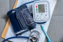 Blood pressure monitor, stethoscope