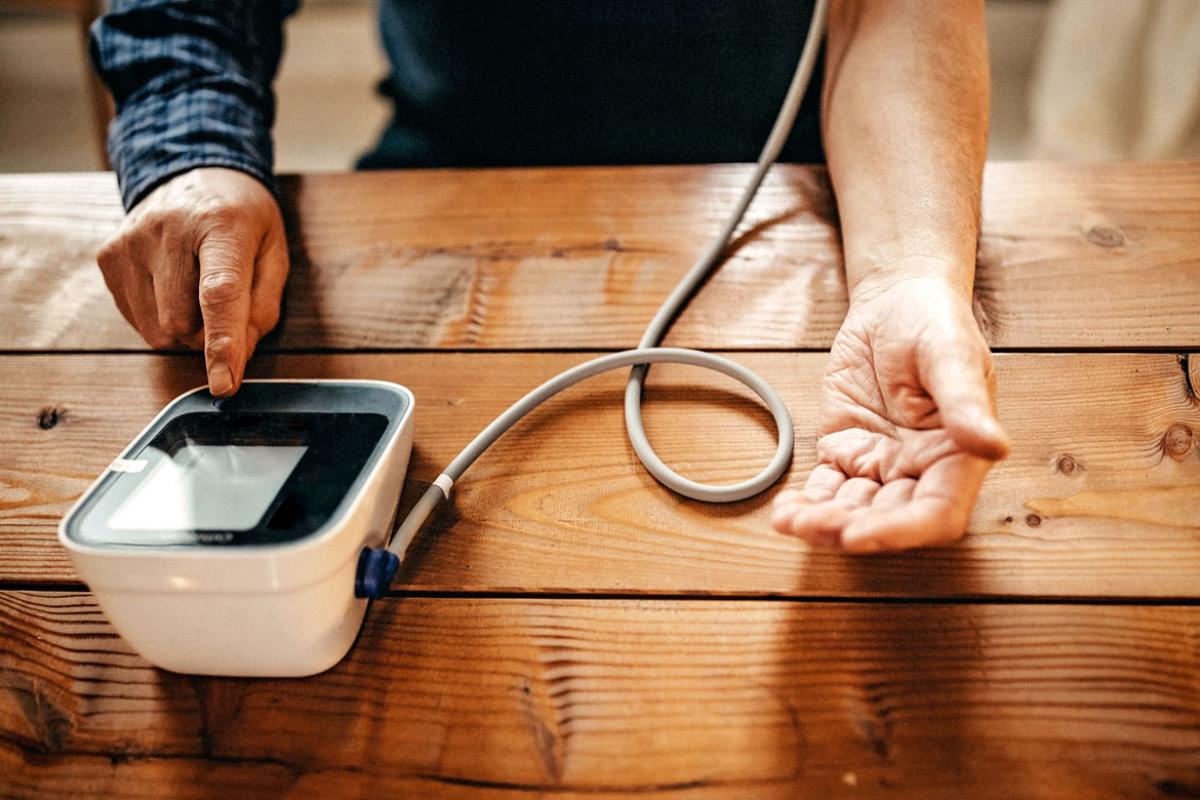 Self-monitored blood pressure